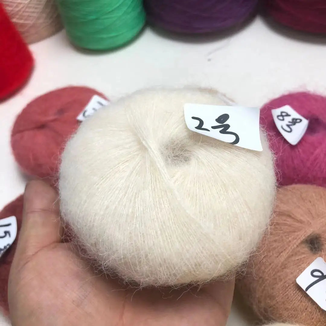 Lot de 12 pelotes 300g fil laine alpaga mohair pour tricot crochet